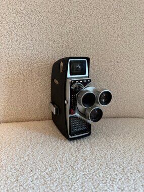 Vintage Sears Tower Electric 8mm, 3-Lens Movie Camera